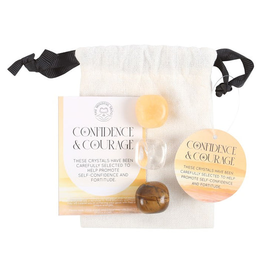 CONFIDENCE & COURAGE HEALING CRYSTAL SET