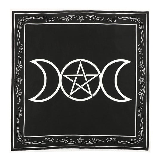 70X70CM TRIPLE MOON ALTAR CLOTH