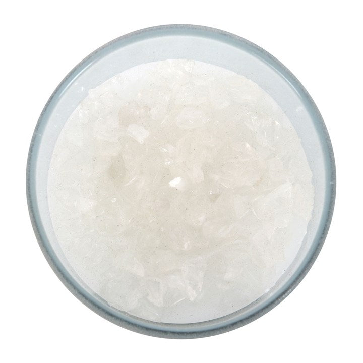 Clear Quartz Crystal  White Sage Candle