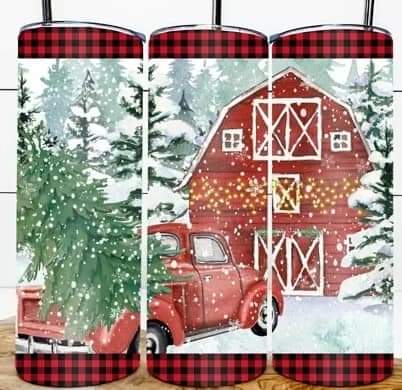 Christmas Skinny Tumbler